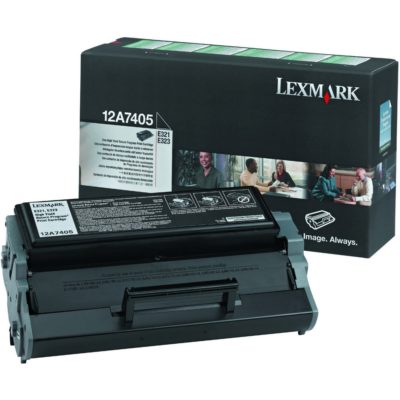 Lexmark 12A7405 Toner, Black Single Pack Lexmark 12A7405 Toner, Black Single Pack